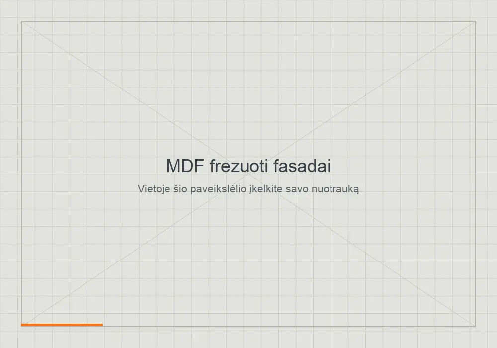 Frezuoti MDF fasadai su ornamentu