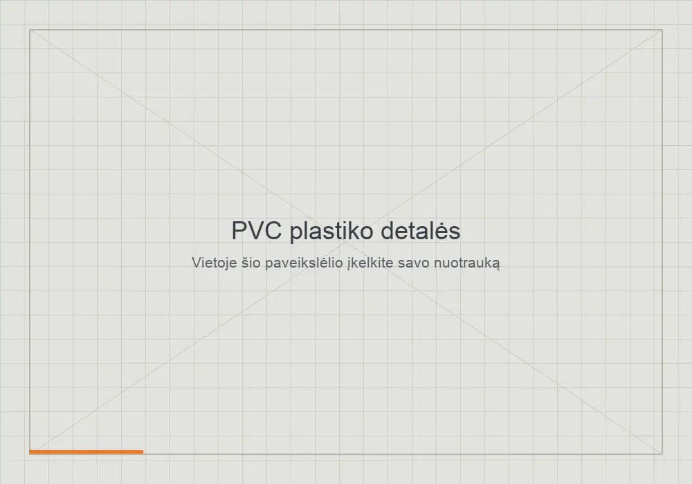 CNC staklėmis frezuotos PVC plastiko detalės